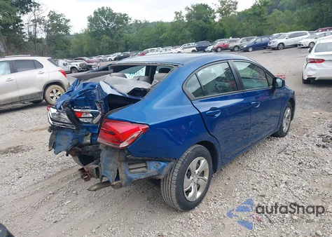 2013 Honda Civic Lx from USA, damaged, VIN 2HGFB2F54DH563350